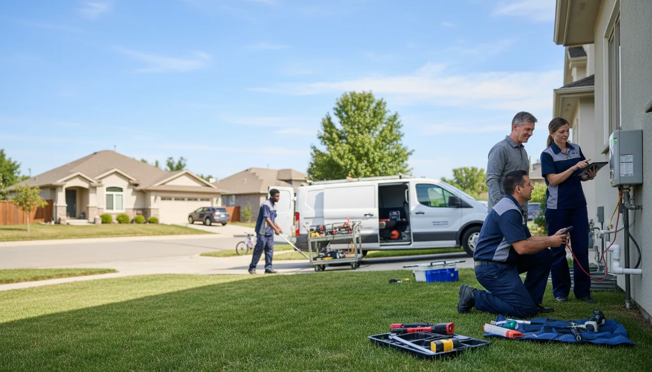 Tankless water heater service in Center Valley, PA